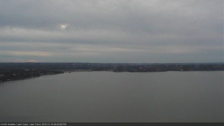 Lake Travis webcam, December 16, 2018 3:45 PM CT