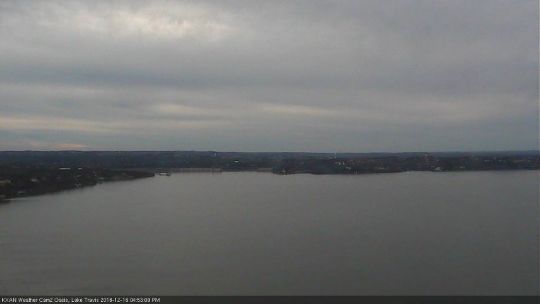Lake Travis webcam, December 16, 2018 3:55 PM CT