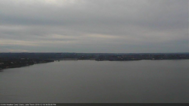 Lake Travis webcam, December 16, 2018 4:00 PM CT