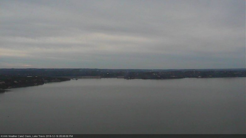 Lake Travis webcam, December 16, 2018 4:10 PM CT