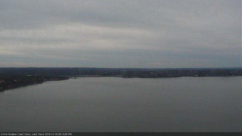 Lake Travis webcam, December 16, 2018 4:15 PM CT