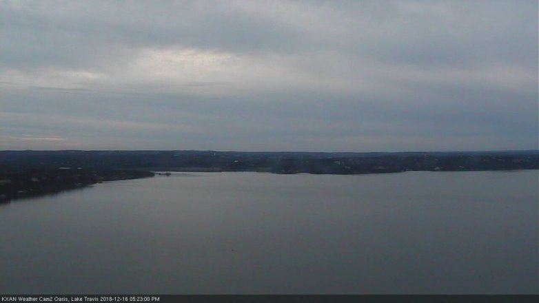 Lake Travis webcam, December 16, 2018 4:25 PM CT