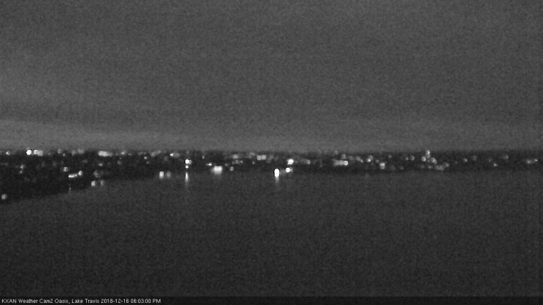 Lake Travis webcam, December 16, 2018 5:05 PM CT