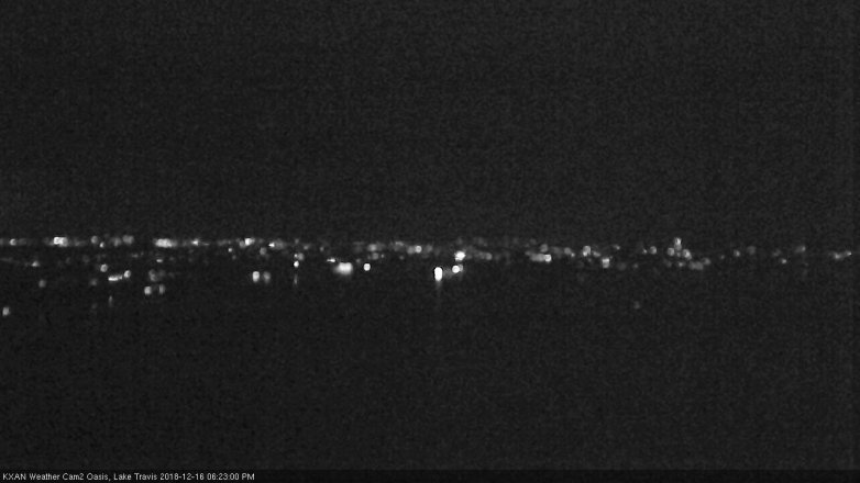 Lake Travis webcam, December 16, 2018 5:25 PM CT