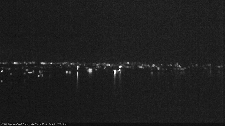 Lake Travis webcam, December 16, 2018 5:40 PM CT