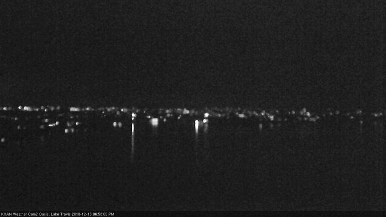 Lake Travis webcam, December 16, 2018 5:55 PM CT