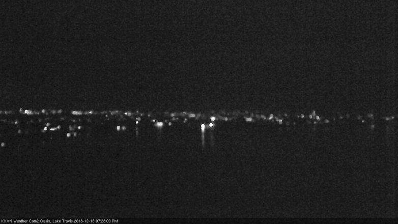 Lake Travis webcam, December 16, 2018 6:25 PM CT