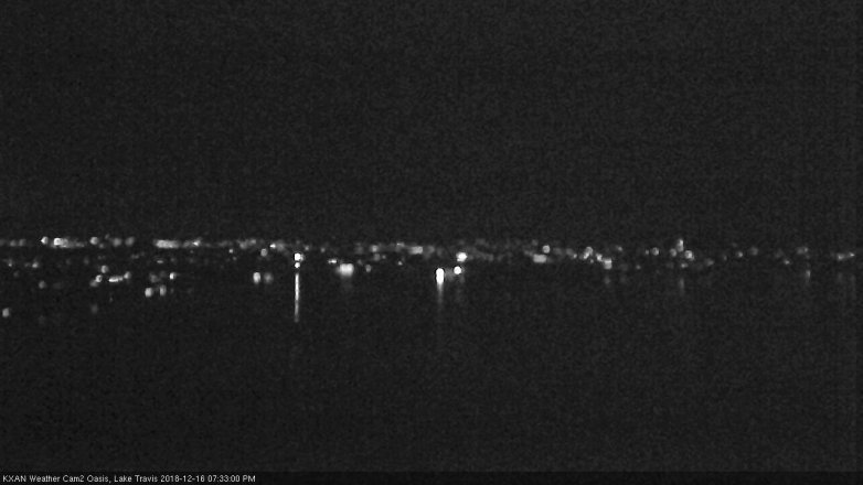 Lake Travis webcam, December 16, 2018 6:35 PM CT