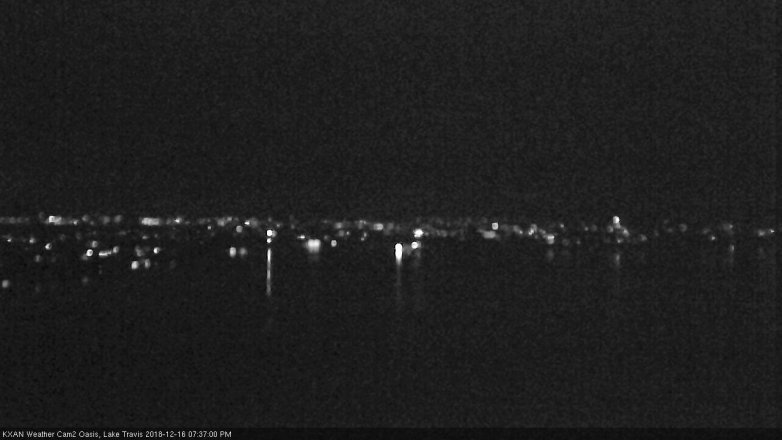 Lake Travis webcam, December 16, 2018 6:40 PM CT