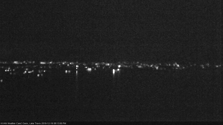 Lake Travis webcam, December 16, 2018 7:15 PM CT