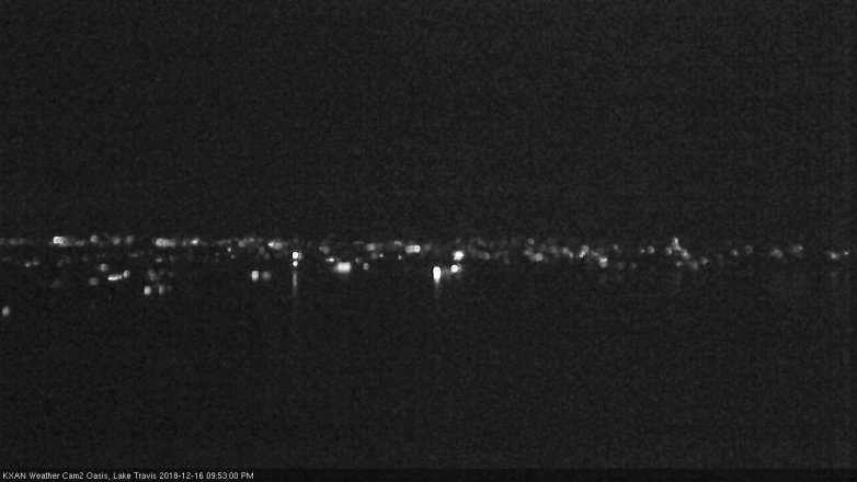Lake Travis webcam, December 16, 2018 8:55 PM CT