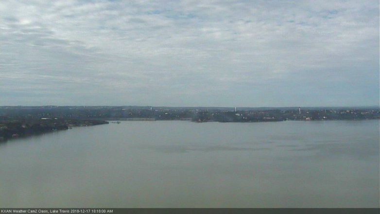 Lake Travis webcam, December 17, 2018 9:20 AM CT