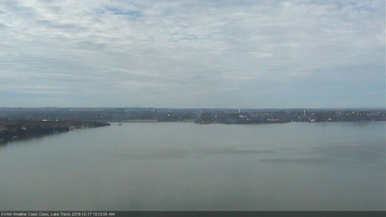 Lake Travis webcam, December 17, 2018 9:25 AM CT