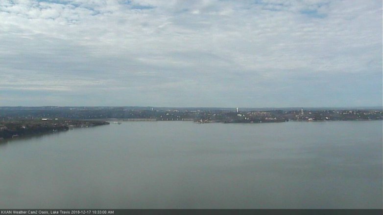 Lake Travis webcam, December 17, 2018 9:35 AM CT