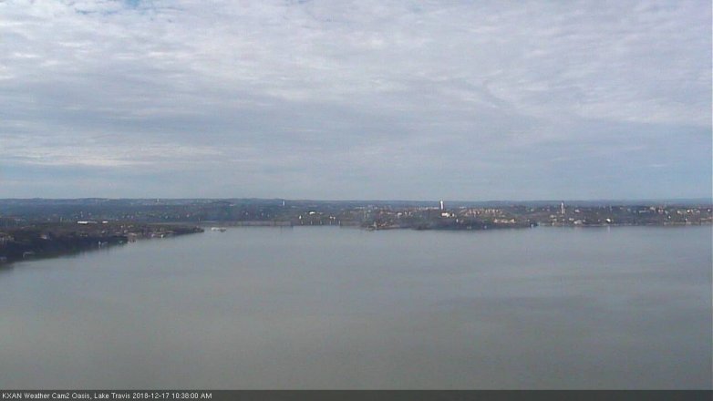 Lake Travis webcam, December 17, 2018 9:40 AM CT