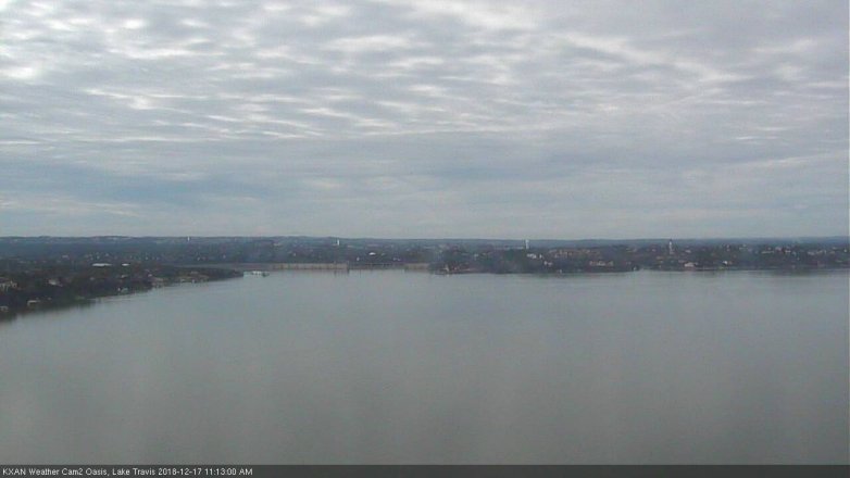 Lake Travis webcam, December 17, 2018 10:15 AM CT