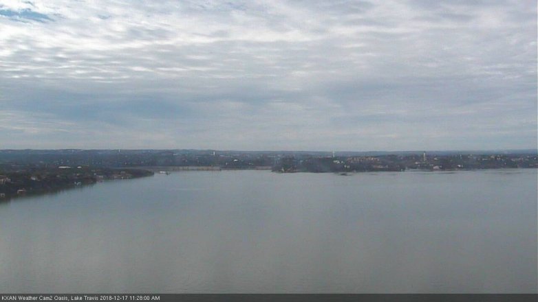 Lake Travis webcam, December 17, 2018 10:30 AM CT