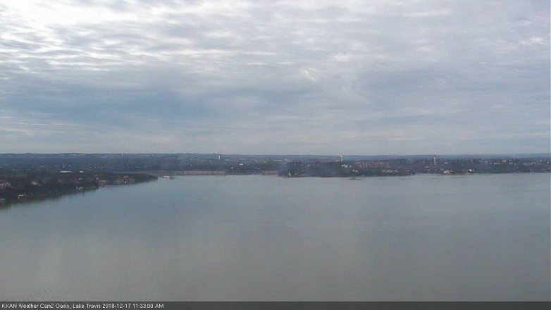 Lake Travis webcam, December 17, 2018 10:35 AM CT