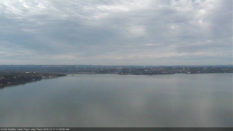 Lake Travis webcam, December 17, 2018 10:50 AM CT