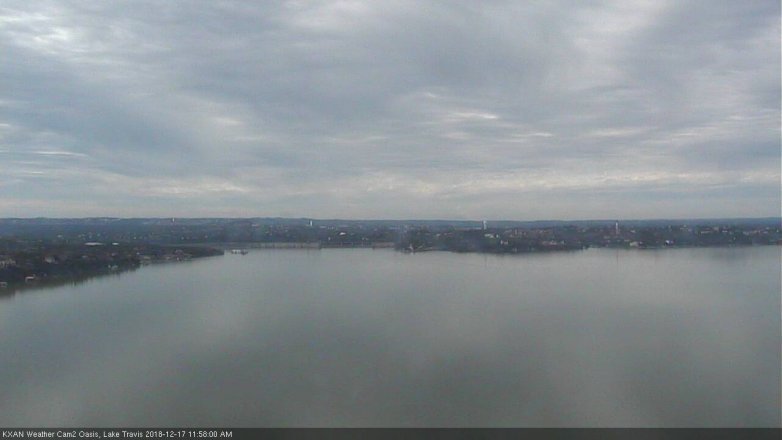 Lake Travis webcam, December 17, 2018 11:00 AM CT