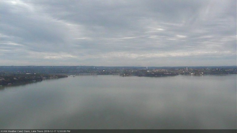 Lake Travis webcam, December 17, 2018 11:05 AM CT