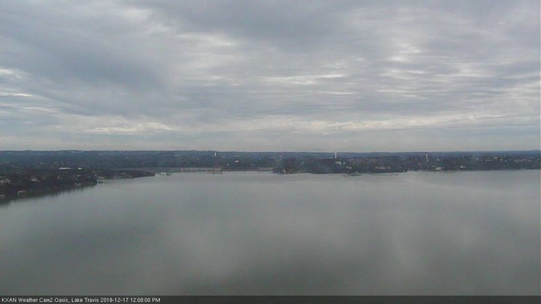 Lake Travis webcam, December 17, 2018 11:10 AM CT