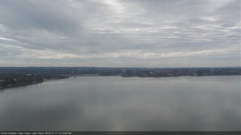 Lake Travis webcam, December 17, 2018 11:15 AM CT