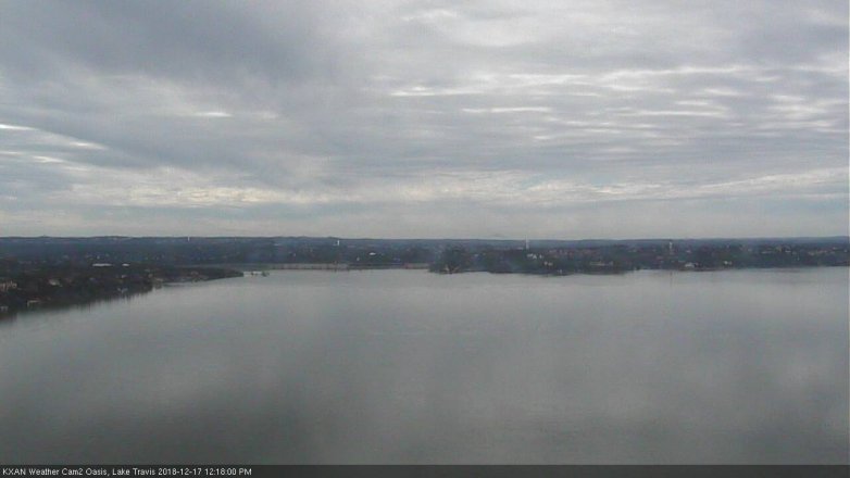 Lake Travis webcam, December 17, 2018 11:20 AM CT