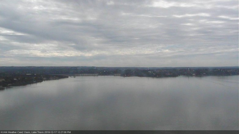 Lake Travis webcam, December 17, 2018 11:30 AM CT