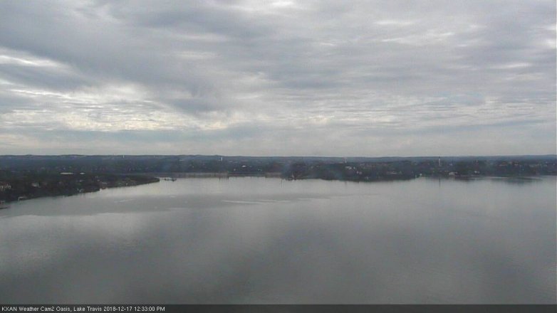 Lake Travis webcam, December 17, 2018 11:35 AM CT