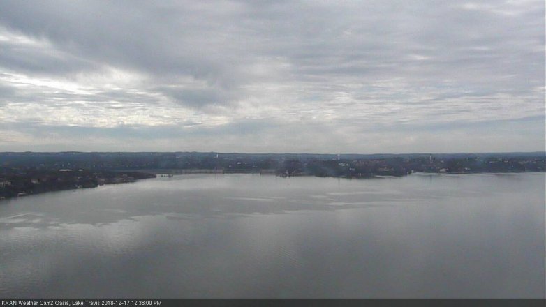 Lake Travis webcam, December 17, 2018 11:40 AM CT
