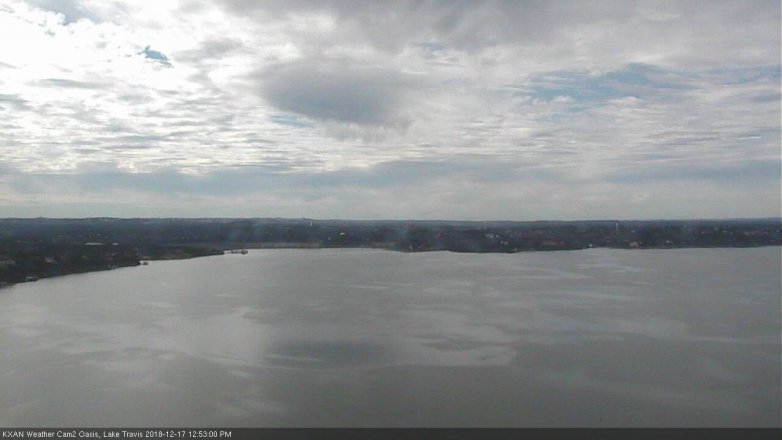 Lake Travis webcam, December 17, 2018 11:55 AM CT