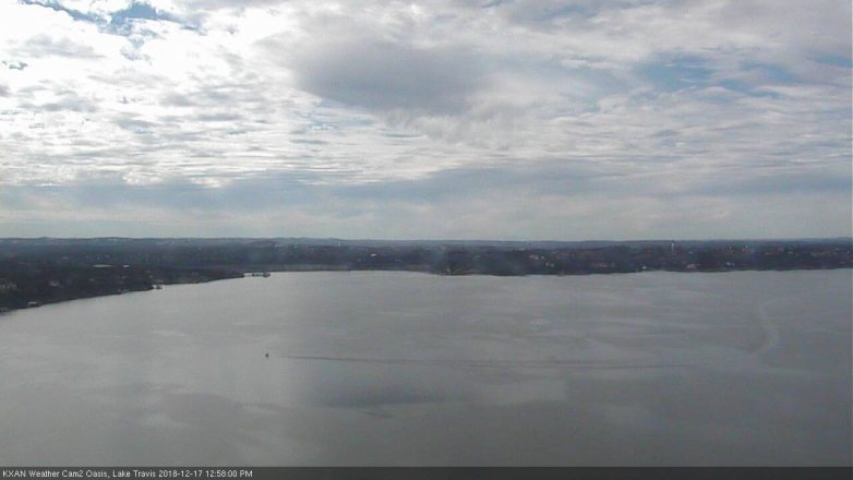 Lake Travis webcam, December 17, 2018 12:00 PM CT