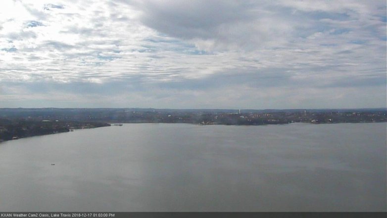 Lake Travis webcam, December 17, 2018 12:05 PM CT