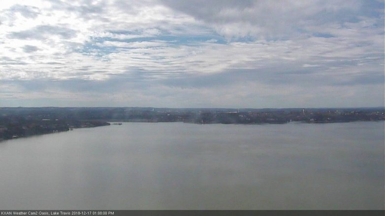 Lake Travis webcam, December 17, 2018 12:10 PM CT