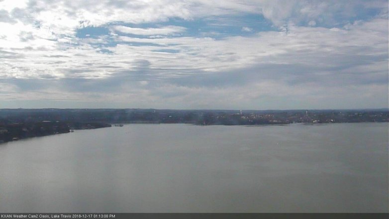 Lake Travis webcam, December 17, 2018 12:15 PM CT