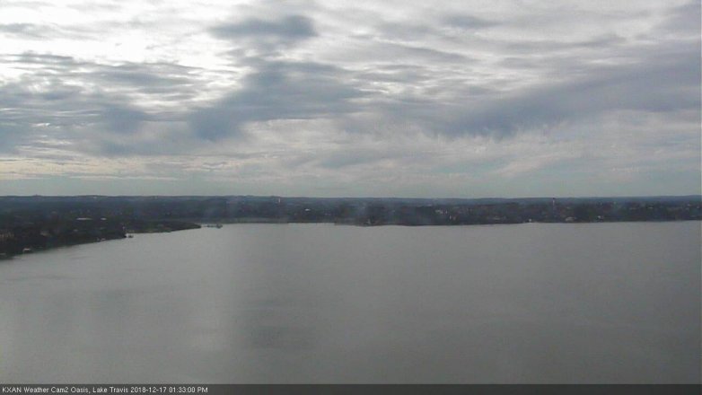 Lake Travis webcam, December 17, 2018 12:35 PM CT