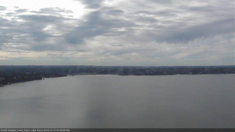 Lake Travis webcam, December 17, 2018 12:40 PM CT
