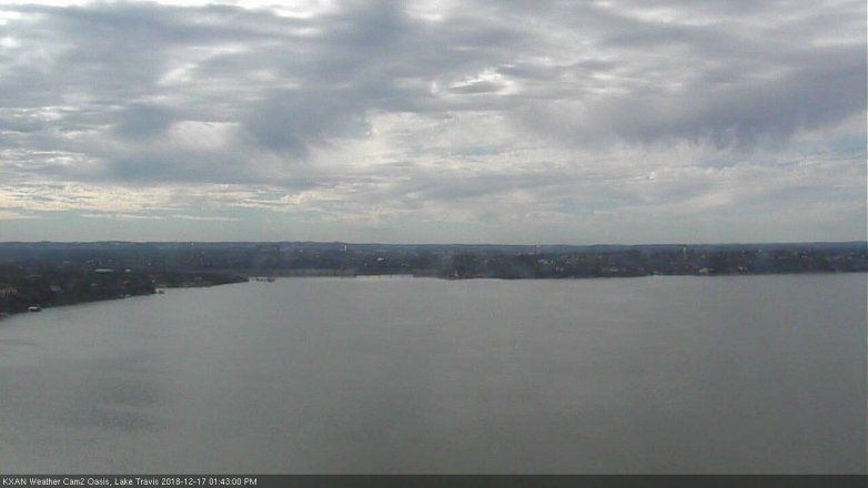 Lake Travis webcam, December 17, 2018 12:45 PM CT