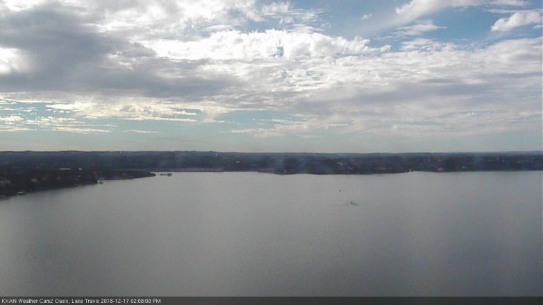 Lake Travis webcam, December 17, 2018 1:10 PM CT