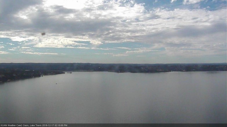 Lake Travis webcam, December 17, 2018 1:20 PM CT
