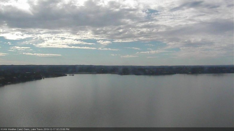 Lake Travis webcam, December 17, 2018 1:25 PM CT
