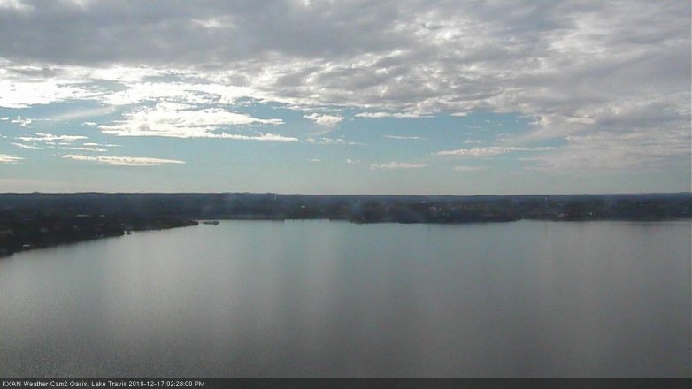 Lake Travis webcam, December 17, 2018 1:30 PM CT