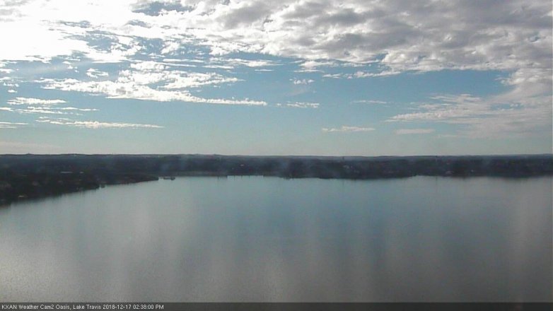 Lake Travis webcam, December 17, 2018 1:40 PM CT