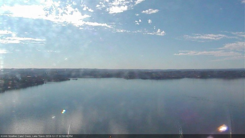 Lake Travis webcam, December 17, 2018 2:00 PM CT