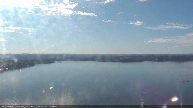 Lake Travis webcam, December 17, 2018 2:05 PM CT