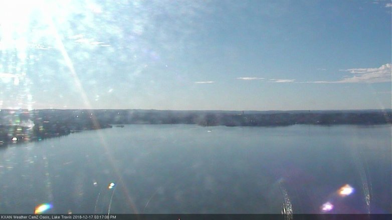 Lake Travis webcam, December 17, 2018 2:20 PM CT