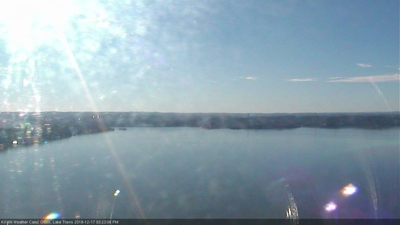 Lake Travis webcam, December 17, 2018 2:25 PM CT