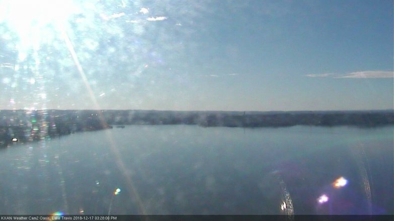 Lake Travis webcam, December 17, 2018 2:30 PM CT