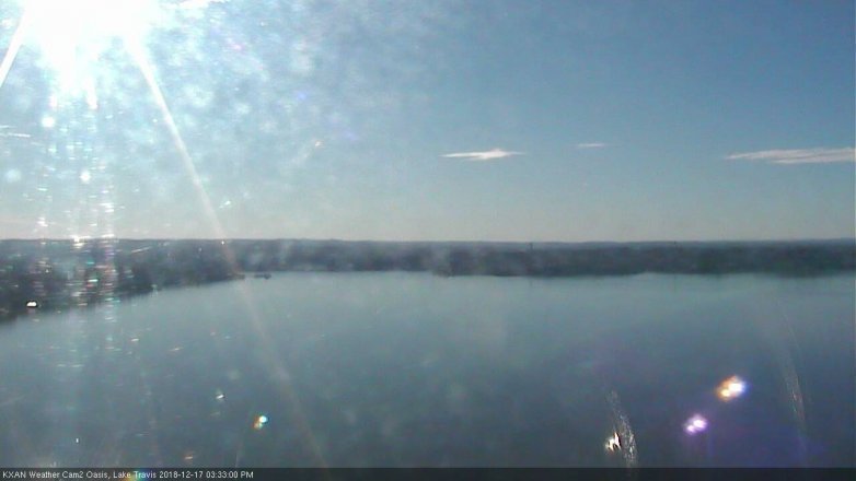 Lake Travis webcam, December 17, 2018 2:35 PM CT